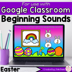 Easter Beginning Sounds Activity for Google Classroom