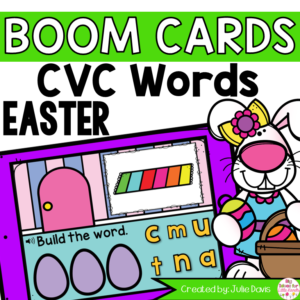 Easter CVC Words Digital Game Boom Cards™