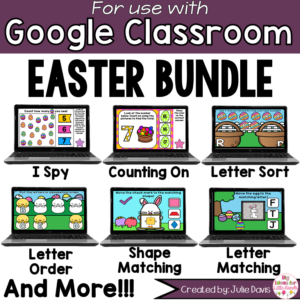 Easter Math and Phonics BUNDLE for Google Classroom
