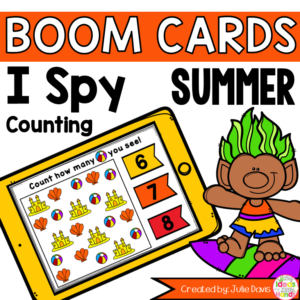 End of Year | Summer Counting Digital Game Boom Cards