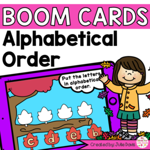 Fall ABC Order | Digital Game Boom Cards
