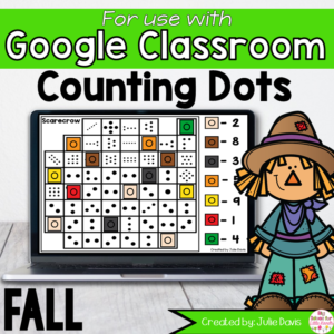 Fall Counting Google Classroom Digital Game