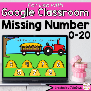 Fall Farm Missing Number Digital Game Google Classroom