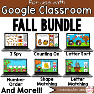 Fall Math and Phonics BUNDLE for Google Classroom