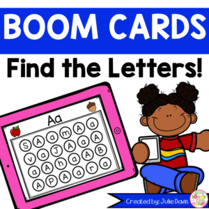 Find the Letters Boom Cards! Alphabet Recognition