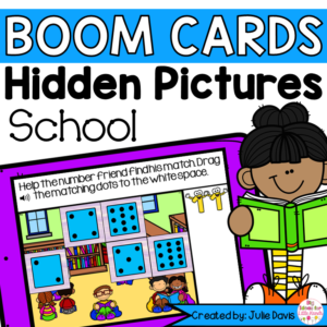 Back to School Counting Math Centers | Digital Game Boom Cards