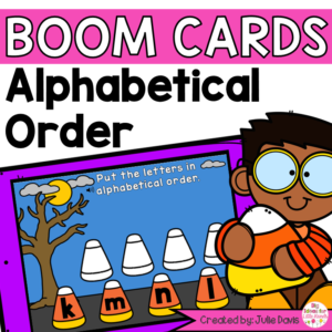 Halloween ABC Order | Digital Game Boom Cards
