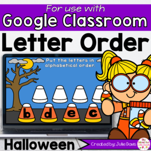 Halloween ABC Order Game | Google Classroom
