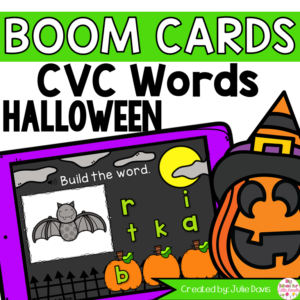 Halloween CVC Words Digital Game Boom Cards™
