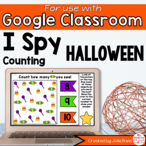Halloween Digital Counting Game Google Classroom