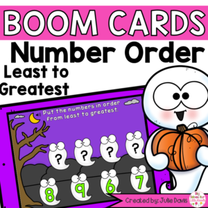 Halloween Math Centers | Digital Game Boom Cards