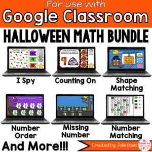 Halloween Math Digital Bundle for Google Classroom
