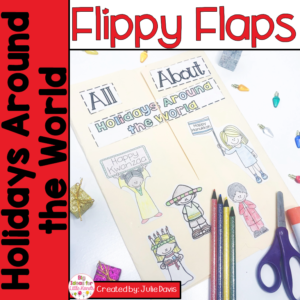 Holidays Around the World Activities Interactive Notebook Lapbook