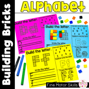 Kindergarten Alphabet Practice | Letter Recognition Worksheet | Fine Motor