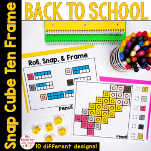 Kindergarten Math Centers | Ten Frames Activities and Games | Back to School