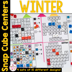 Kindergarten Winter Math and Literacy Center Activities | Phonics Worksheets