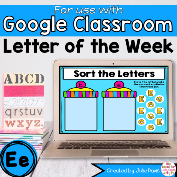 Letter E Digital Phonics Activities for Google Classroom