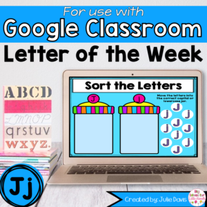 Letter J Digital Phonics Activities for Google Classroom