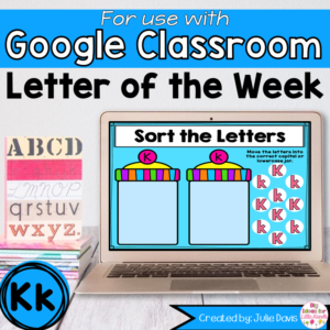 Letter K Digital Phonics Activities for Google Classroom