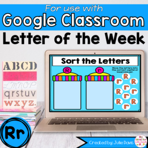 Letter R Digital Phonics Activities for Google Classroom