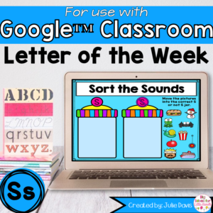 Letter S Digital Phonics Activities for Google Classroom