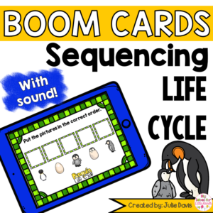 Life Cycle Sequencing Pictures Activity Boom Cards Digital