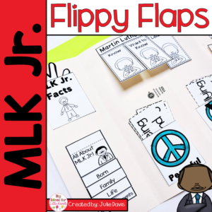Martin Luther King Jr Activities Lapbook | Kindergarten Interactive Notebook