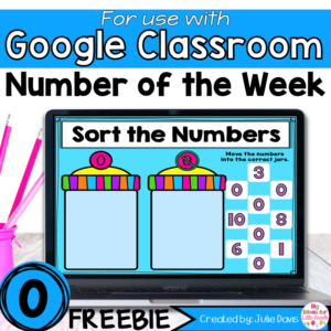 Number 0 Digital Math Activities for Google Classroom