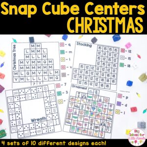 Christmas Math and Literacy Center Activities