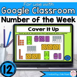 Number 12 Digital Math Activities for Google Classroom