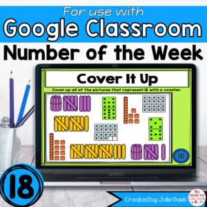 Number 18 Digital Math Activities for Google Classroom