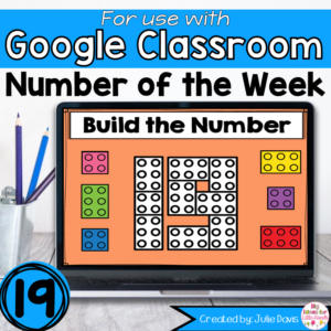 Number 19 Digital Math Activities for Google Classroom