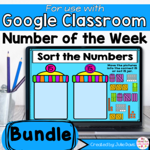 Number of the Week 11-20 Activities Google Classroom BUNDLE