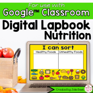 Nutrition Digital Interactive Notebook for Google Classroom