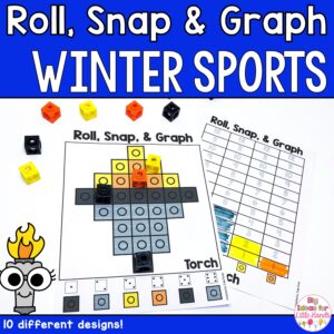 Winter Sports Math Centers and Graphing Activities