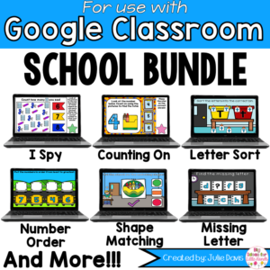 Back to School Math and Phonics BUNDLE for Google Classroom