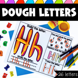 Playdough Alphabet Mat | Letter Recognition | Fine Motor | Kindergarten