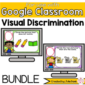 Same or Different Matching Task Cards Bundle Google Classroom