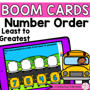 Back to School Math Centers | Digital Game Boom Cards