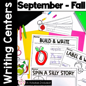September Fall Writing Center | Kindergarten and First Grade