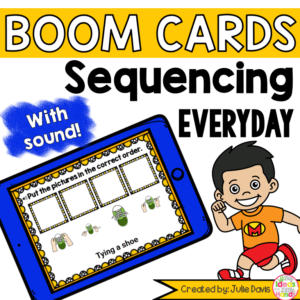 Sequencing Everyday Story Pictures Activity Boom Cards Digital