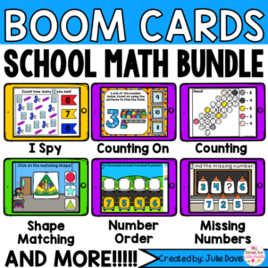 Back to School Math Digital Boom Cards™ Bundle