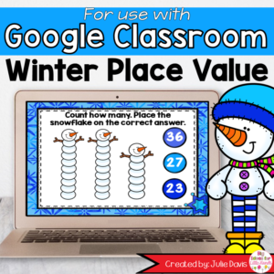 Snowmen Place Value Counting Game Google Classroom