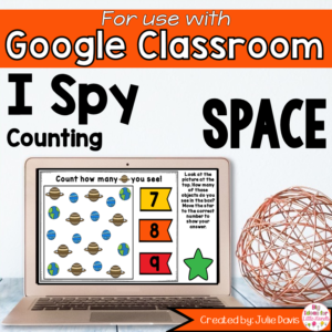 Space Digital Counting Game for Google Classroom