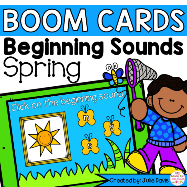 Spring Beginning Sounds | Digital Game Boom Cards