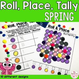 Spring Fine Motor Counting Activity