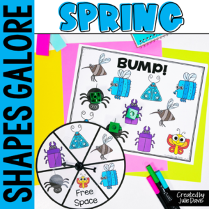 Spring Insects and Bugs Activities | 2D Shapes and Games