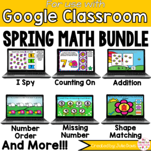 Spring Math Digital Bundle for Google Classroom