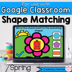 Spring Shapes Math Centers for Google Classroom
