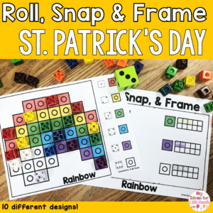 St Patrick's Day Math Center Activities | Ten Frames Games